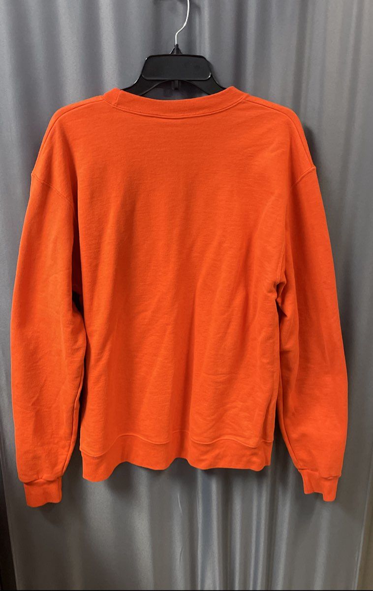 Champion Men's Clemson Tigers Orange Graphic Fleece Crew Neck Sweatshirt Sz L