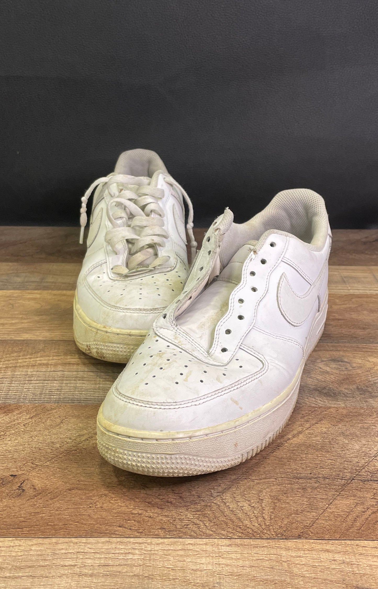 Nike Air Force 1 Low 07 Triple White Men's Sneakers Size 10.5