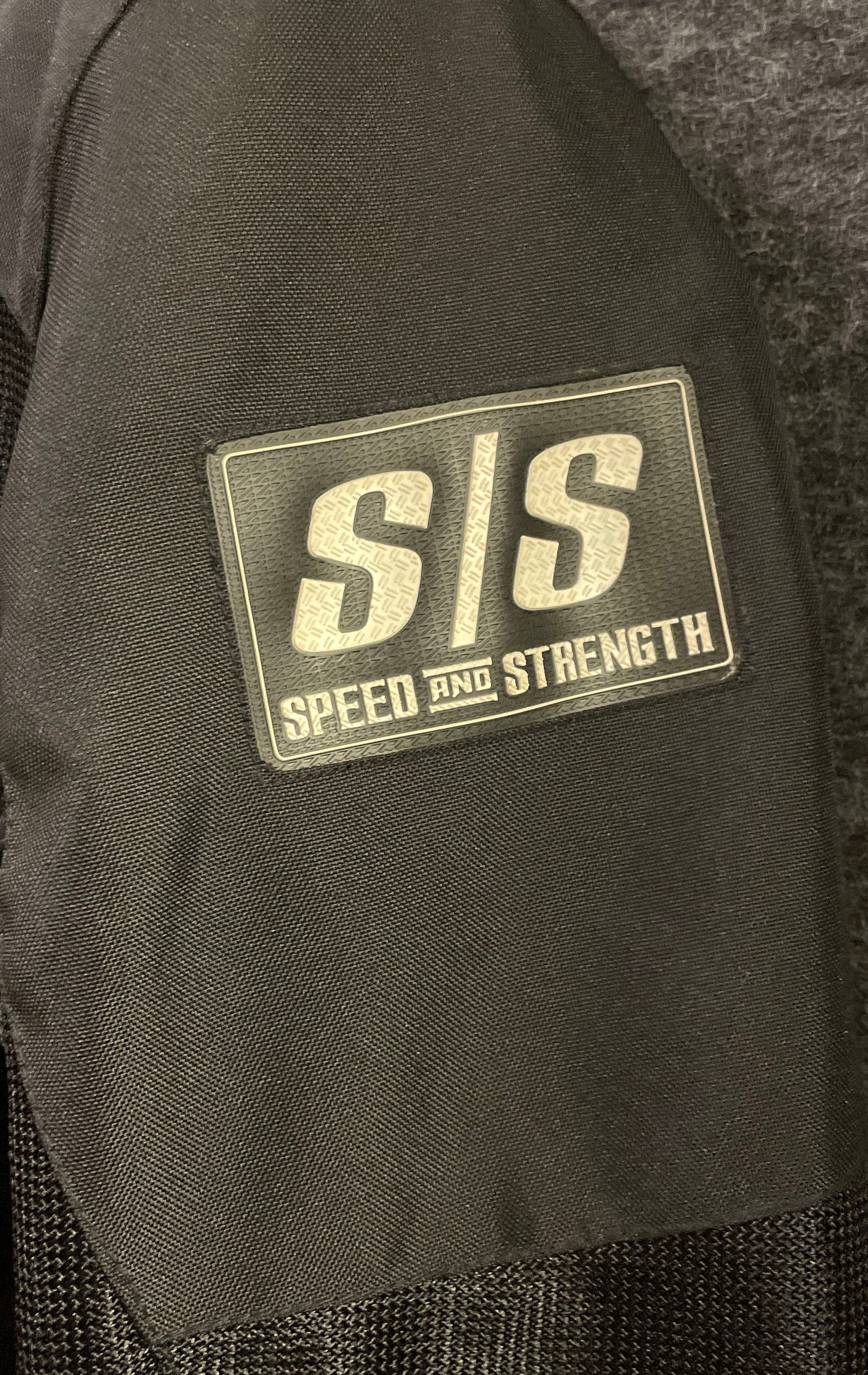 Speed & Strength Men's Black Mesh Textile Full Zip Motorcycle Jacket Sz XL