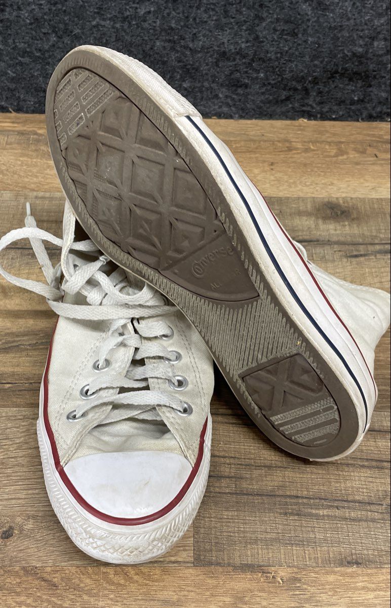 Converse Chuck Taylor All Star High Top White Canvas Women's Size 8.5