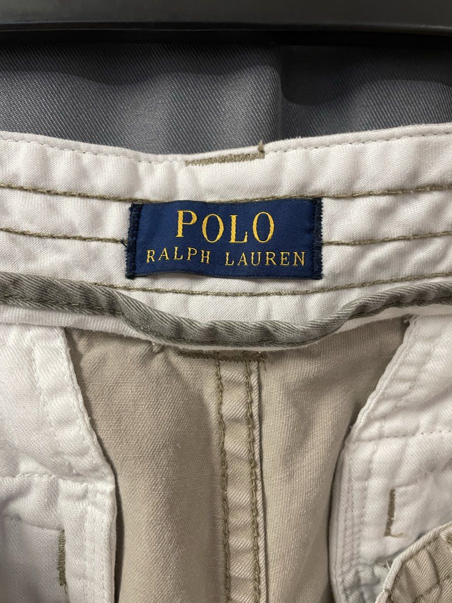 Polo Ralph Lauren Men's Beige Classic Polo Chino Cargo Shorts Sz 33