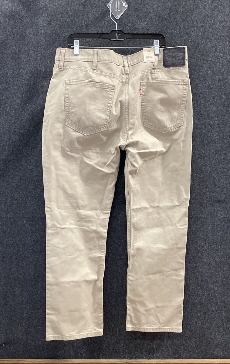 Levi's Men's 514 Straight Leg Khaki Cotton Pants Sz 38x30 NWT
