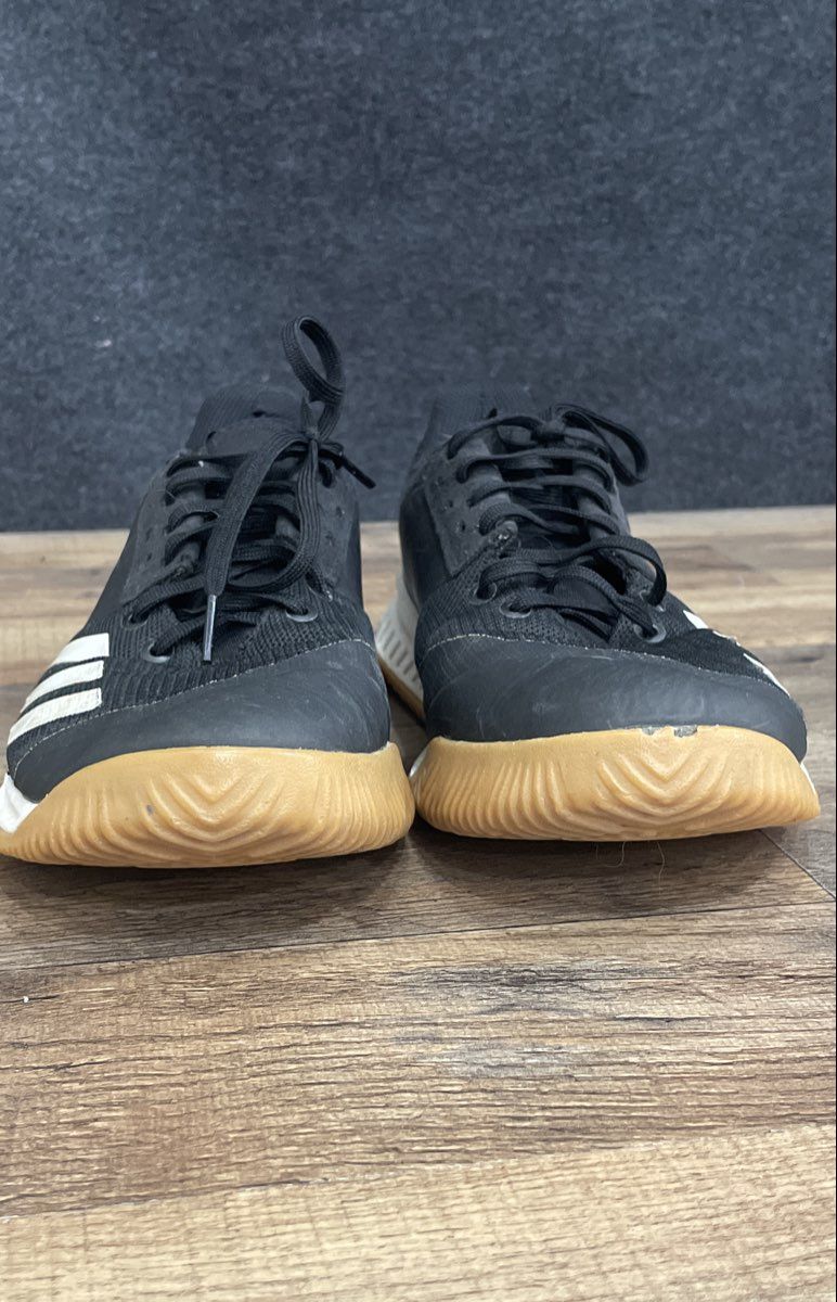 Adidas Court Team Bounce Black White Gum Volleyball Shoes Womens Size 7