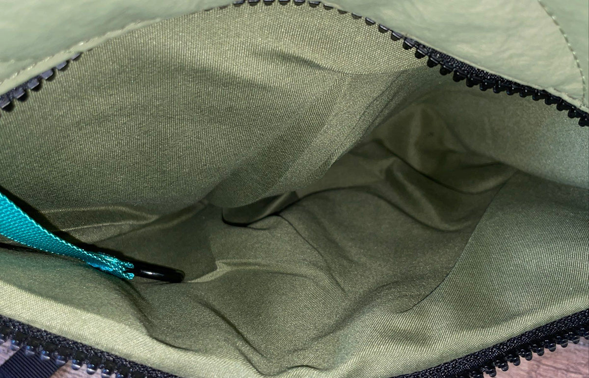 BAGSMART Sage Green Quilted Laptop Backpack Travel School Bag Large