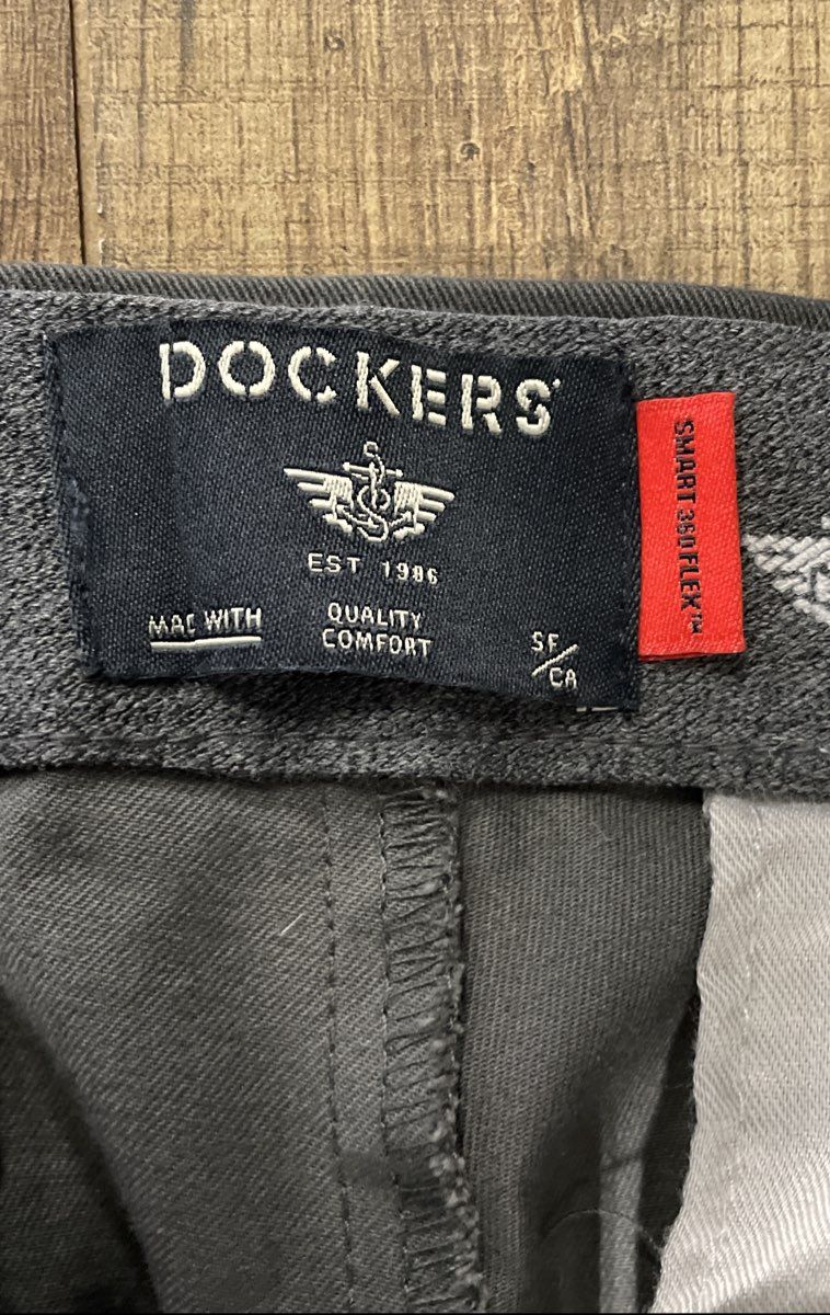 Dockers Men's Workday Khaki Pants Slim Fit Smart 360 Flex Green Sz 30x30 NWT
