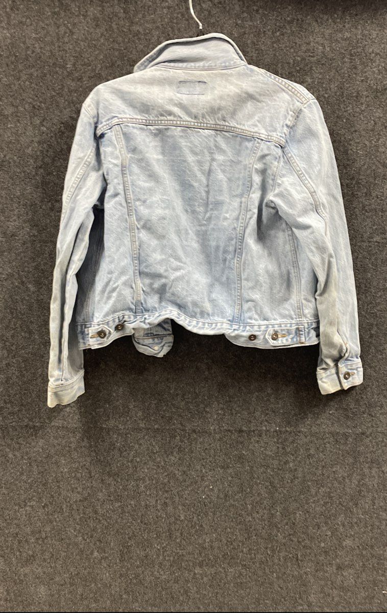 Vintage Y2K Steve & Barry's Men's Jean Jacket Light Wash Blue Trucker XL