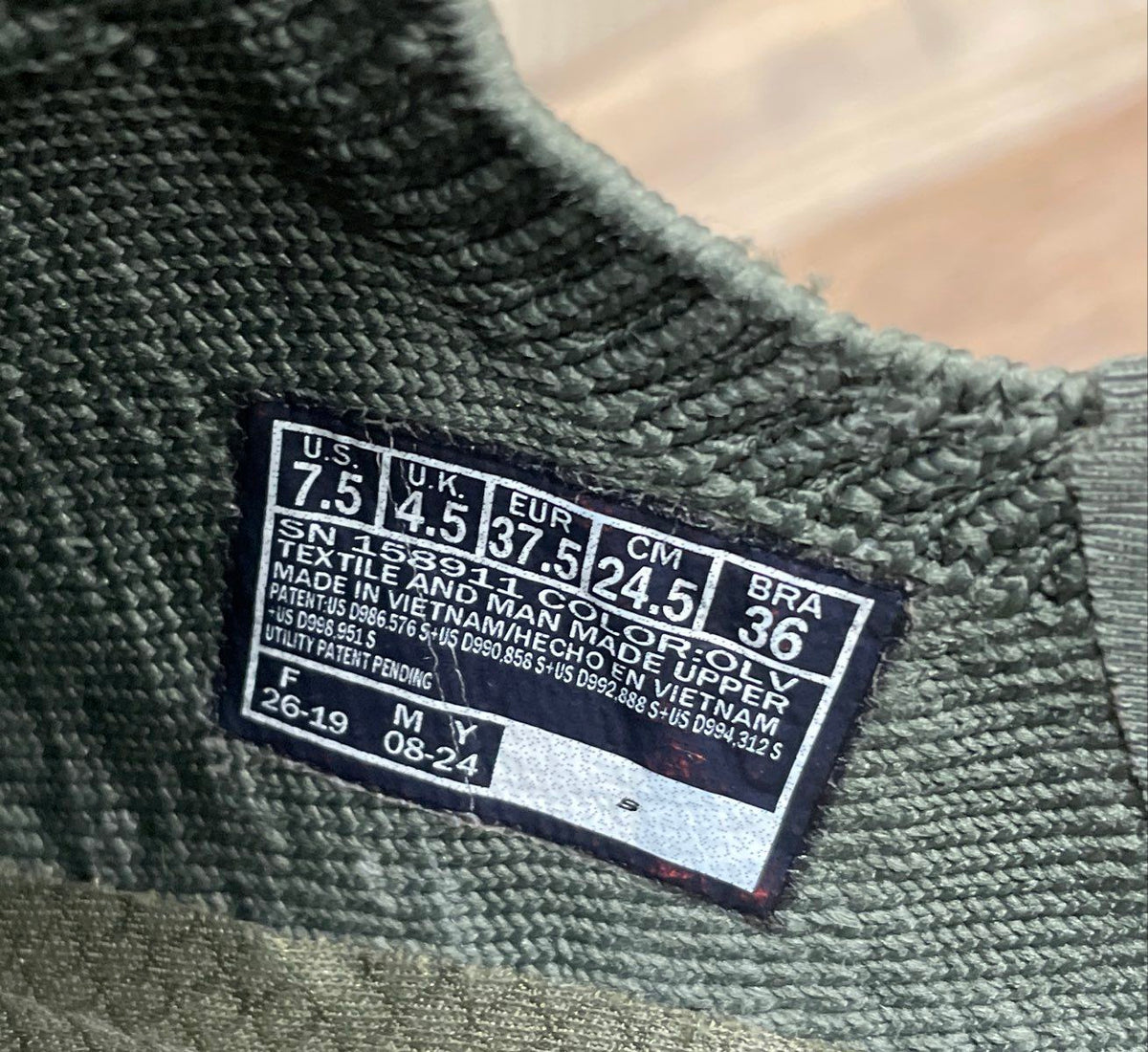 Skechers Ultra Flex 3.0 Neptune Olive Slip-Ins Size 7.5