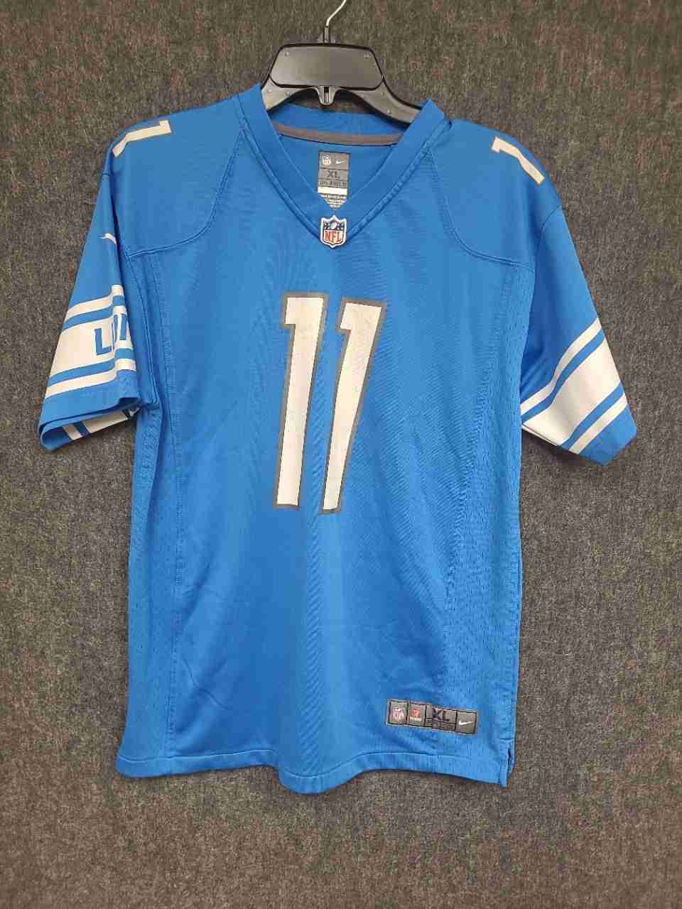 Nike Boys Detroit Lions Marvin Jones Jr #11 NFL Jersey Honolulu Blue Youth XL
