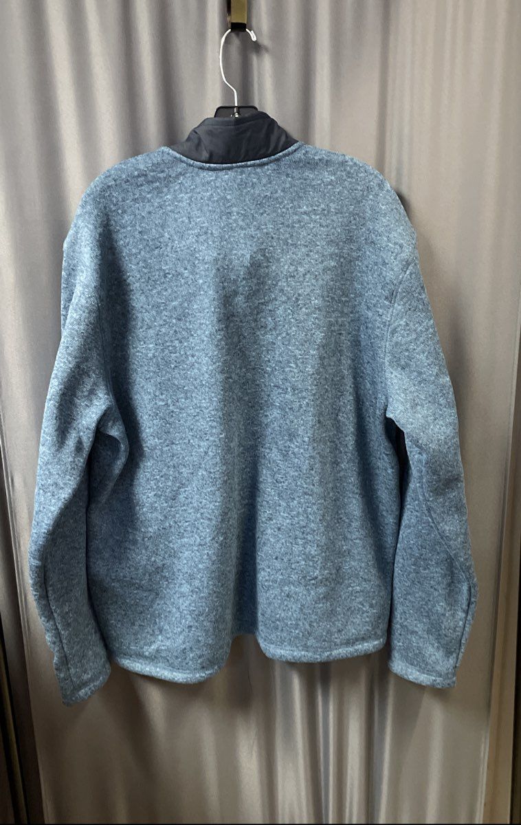 Eddie Bauer Men's Blue Twilight Heather Sweater Fleece 1/4 Zip Pullover NWT XL