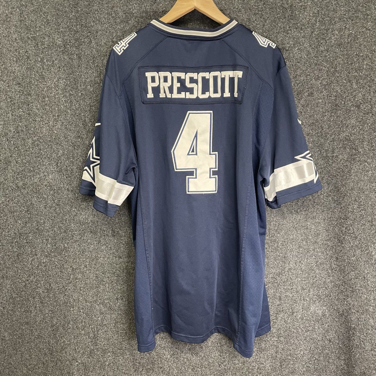 Nike Men's Dallas Cowboys Dak Prescott #4 Football Jersey Navy Blue Sz XXL