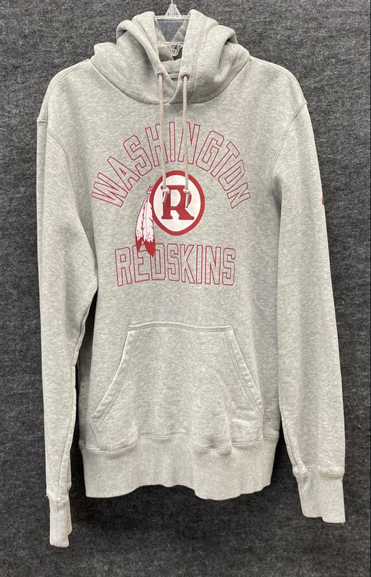 Nike Men's Washington Redskins Heather Gray Graphic Fleece Pullover Hoodie Sz S