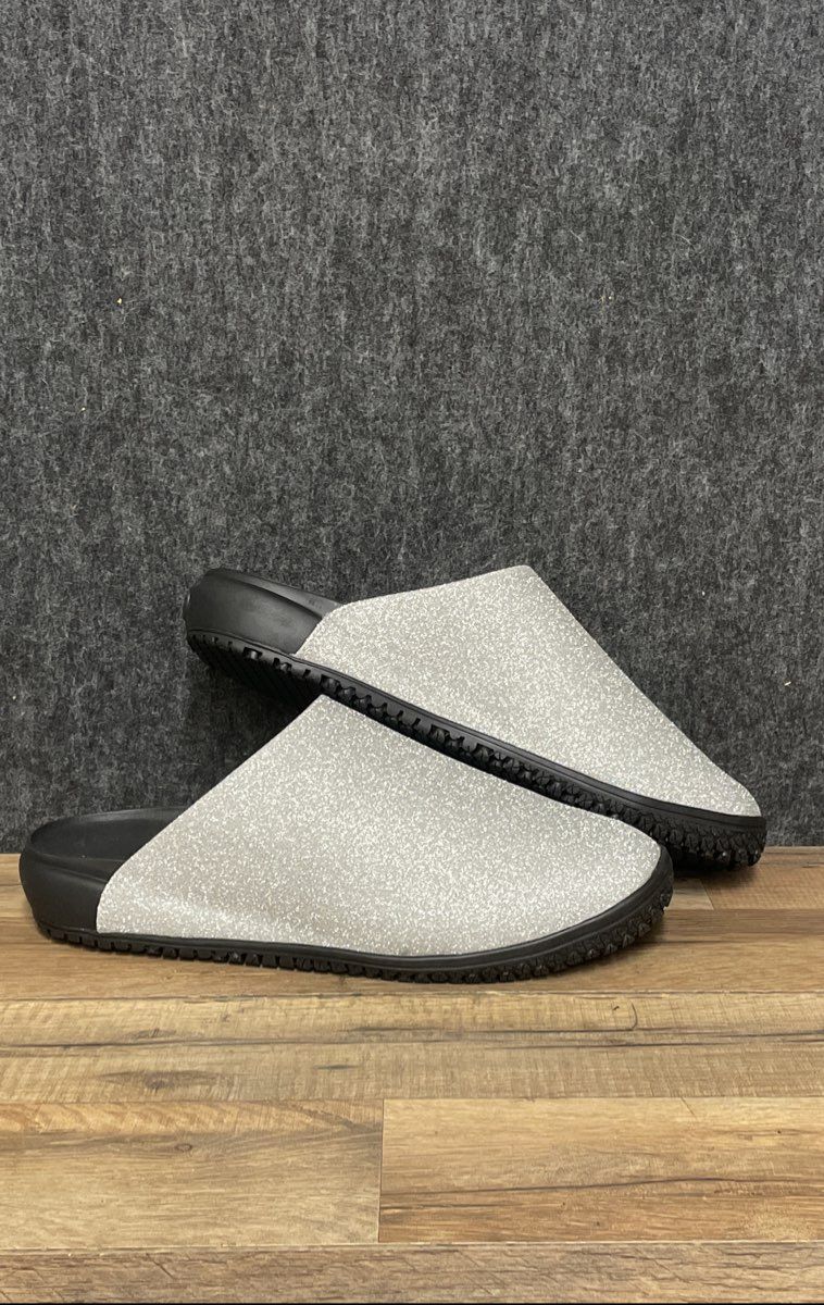 Snibbs The Clog Raining Diamonds Silver Sparkle Slip Resistant Men's Size 13