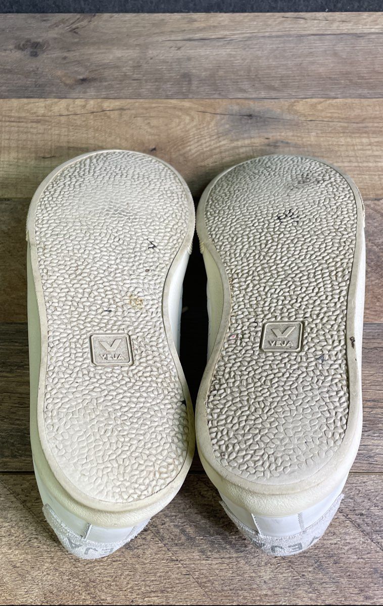 Veja Esplar White Leather Low Top Women's Sneakers Size 10