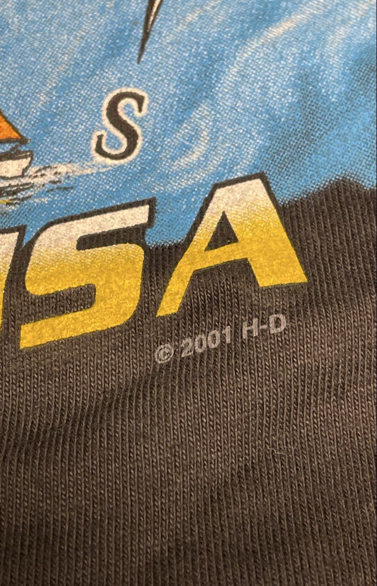 Vintage 2002 Harley-Davidson Orlando Florida Map T-Shirt NWT Made in USA Sz M
