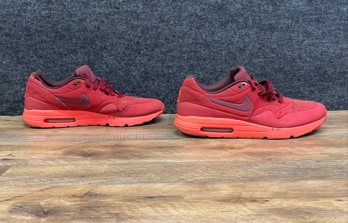 Nike Air Max 1 Ultra Moire Gym Red Men's Sneakers Size 12
