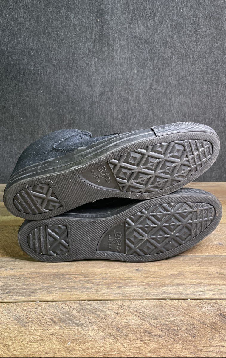 Converse Chuck Taylor All Star High Street Triple Black Sneakers Size M10 W12