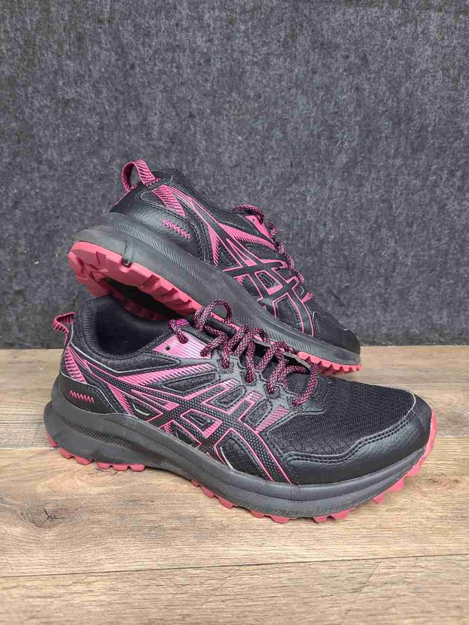 ASICS Gel-Excite 8 Trail Black Pink Women's Trail Running Shoes Size 9