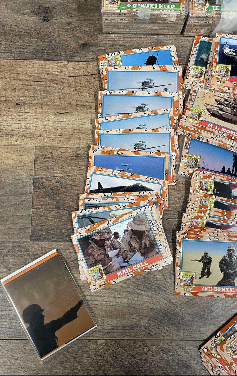 1991 Pro Set Desert Storm Trading Card Lot George Bush Schwarzkopf Vintage