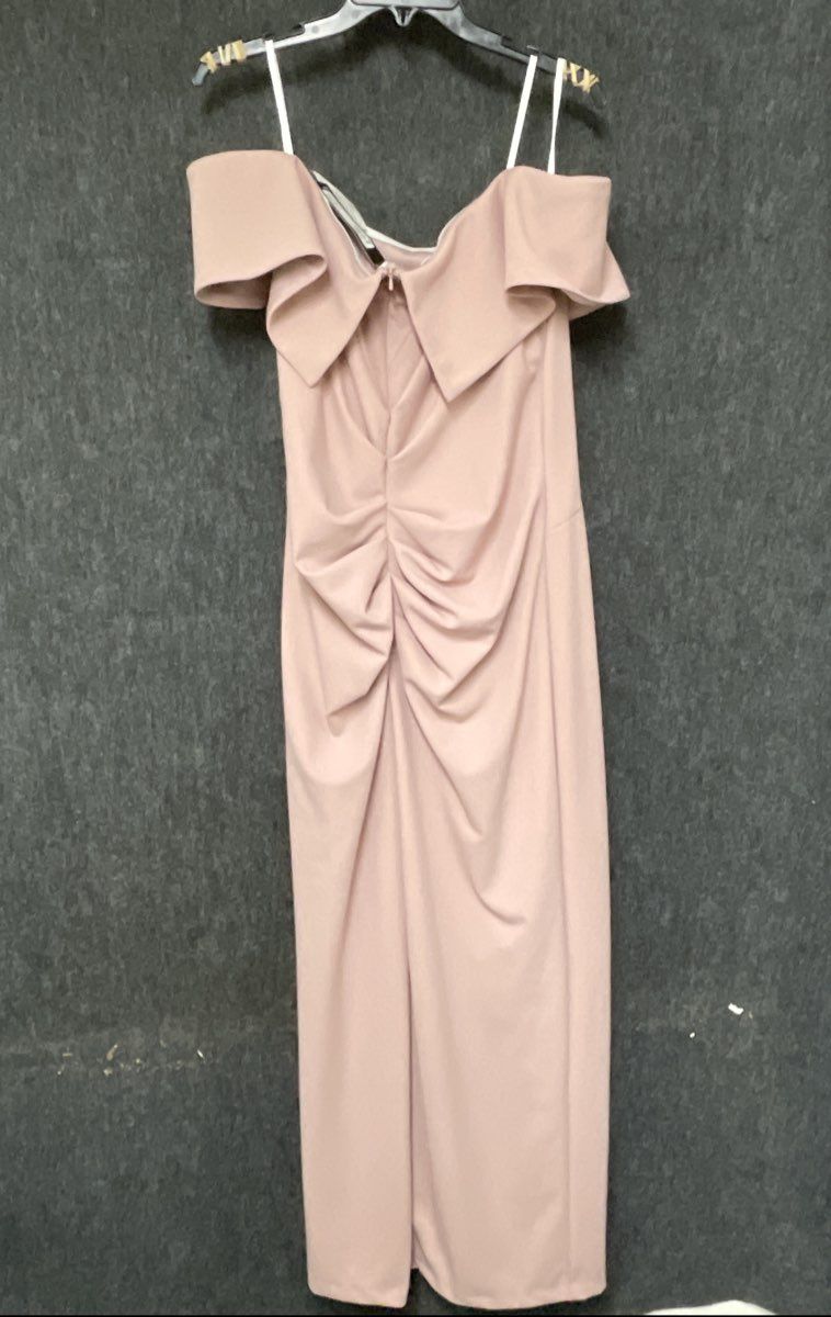 XSCAPE Women's Rose Ruffled Off-the-Shoulder Formal Gown Dress NWT Sz 16W
