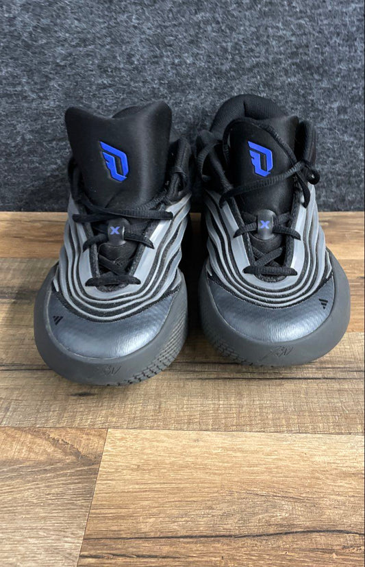 Adidas Dame X Brookfield Core Black Lucid Blue Basketball Shoes Size 4.5Y