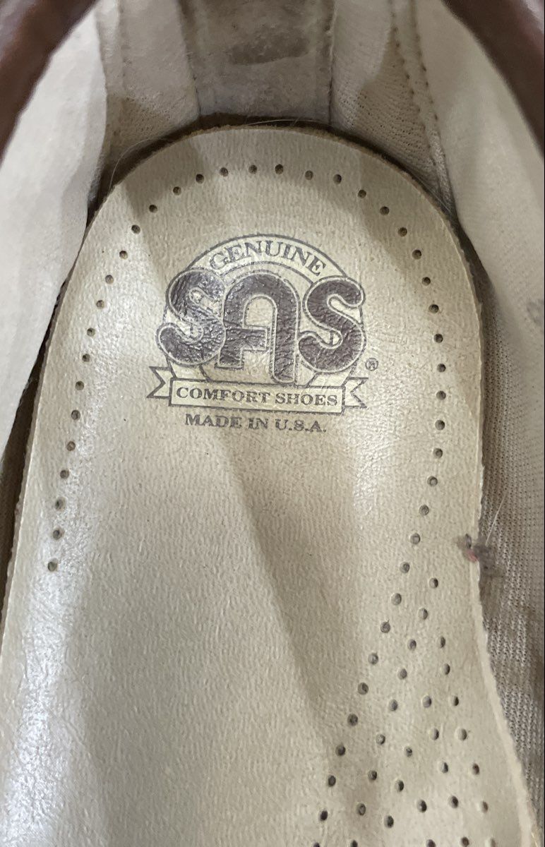 SAS Kismet Brown Leather Kiltie Tassel Loafers Moccasins Women's Size 8.5 M