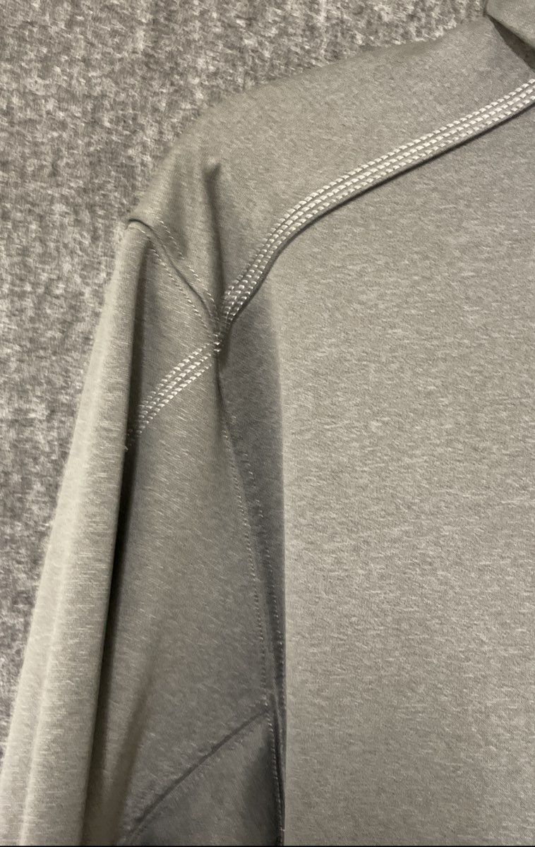 The North Face Men's Dark Gray Athletics Full Zip Hoodie Thumbholes Sz XL