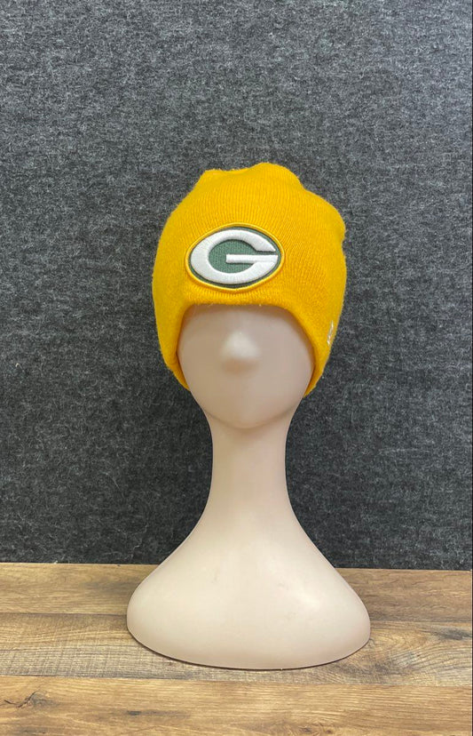 New Era Men's Green Bay Packers NFL Yellow Knit Beanie Hat