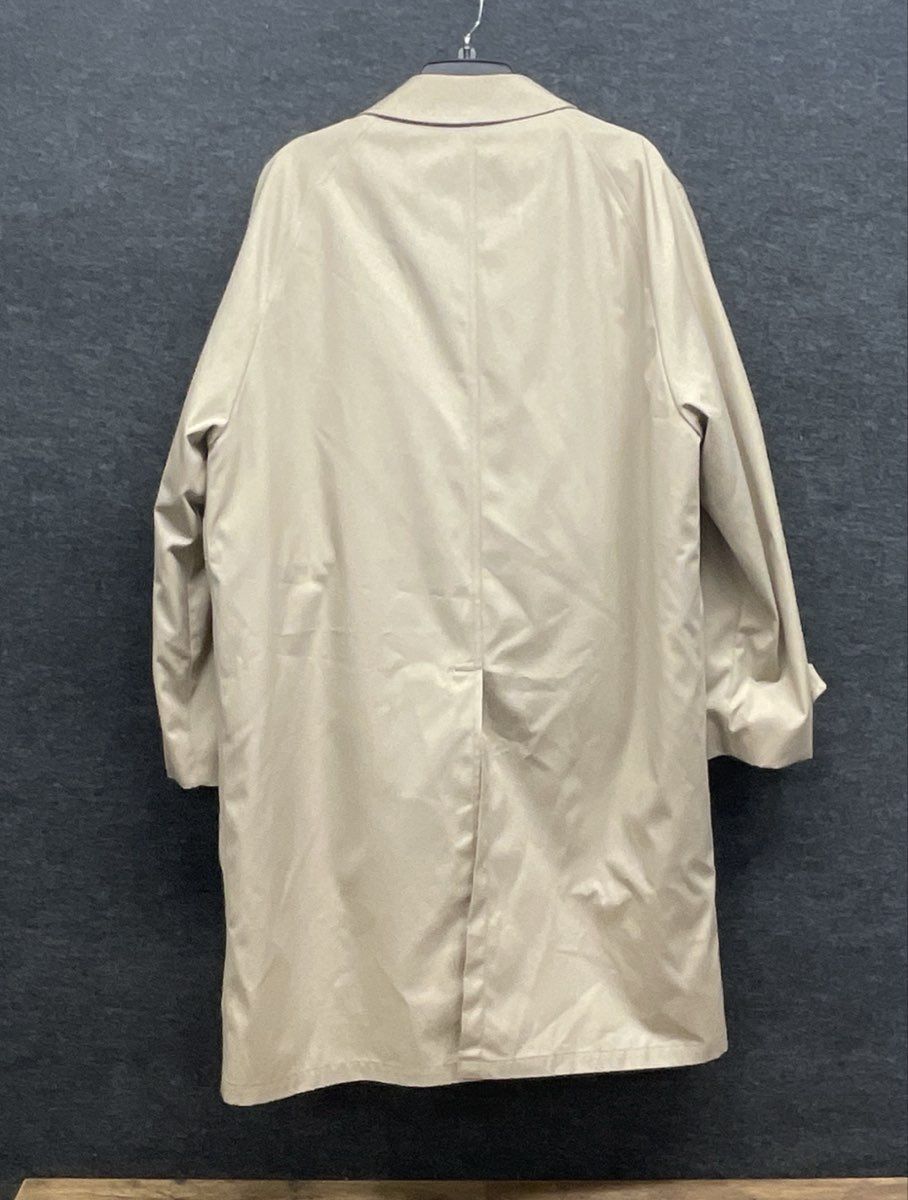 London Fog Women's Beige Vintage 70s Trench Maincoat Removable Pile Lining
