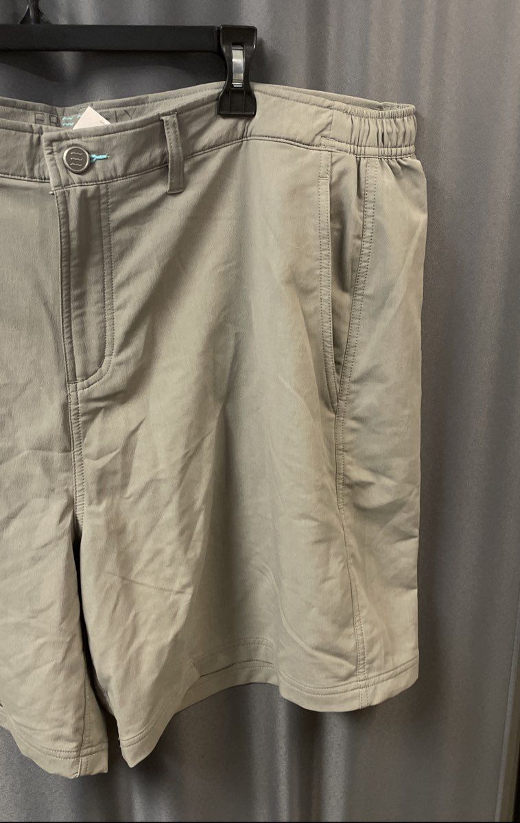 Free Fly Men's Utility Shorts Granite Bamboo Charcoal Blend Stretch 3XL NWT