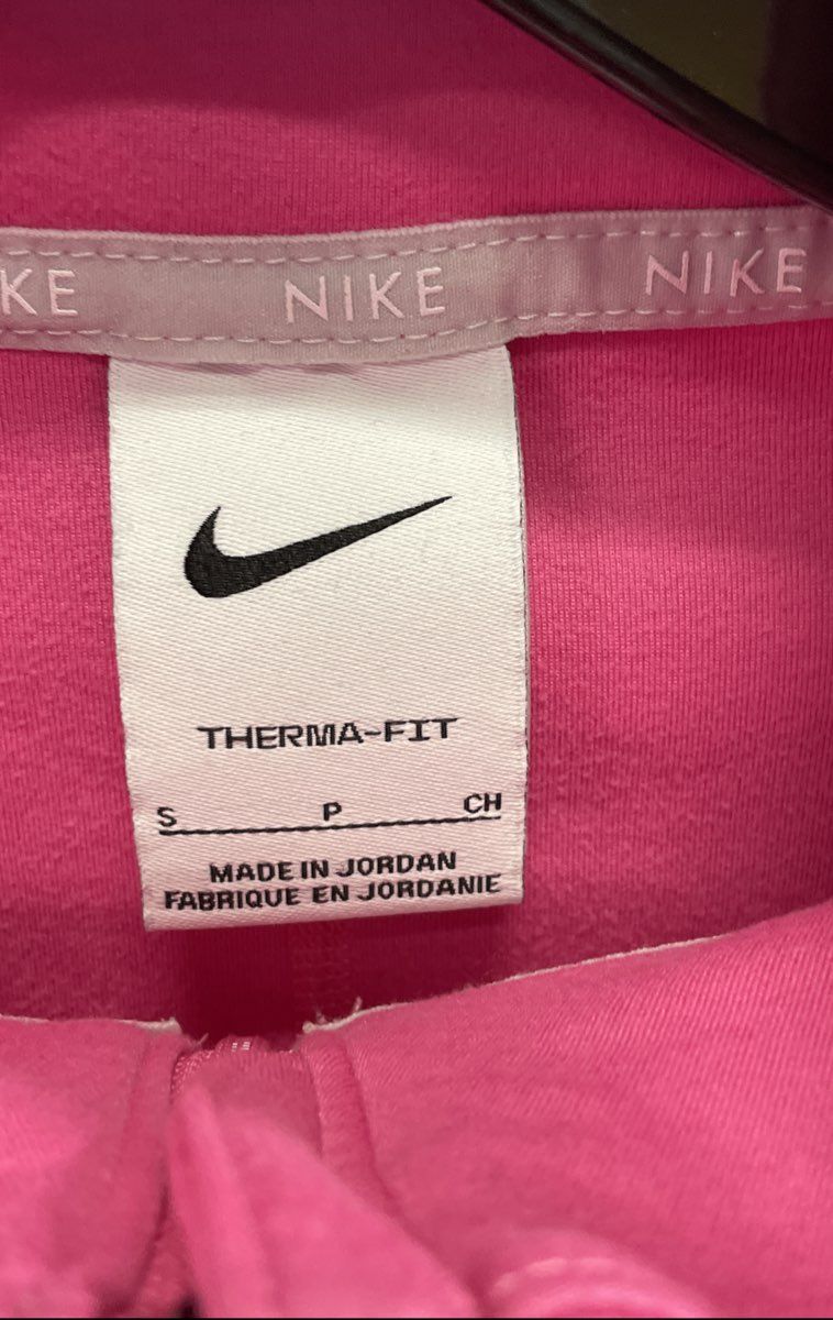 Nike Women's Therma-FIT 1/2 Zip Hot Pink Long Sleeve Pullover Jacket Sz S