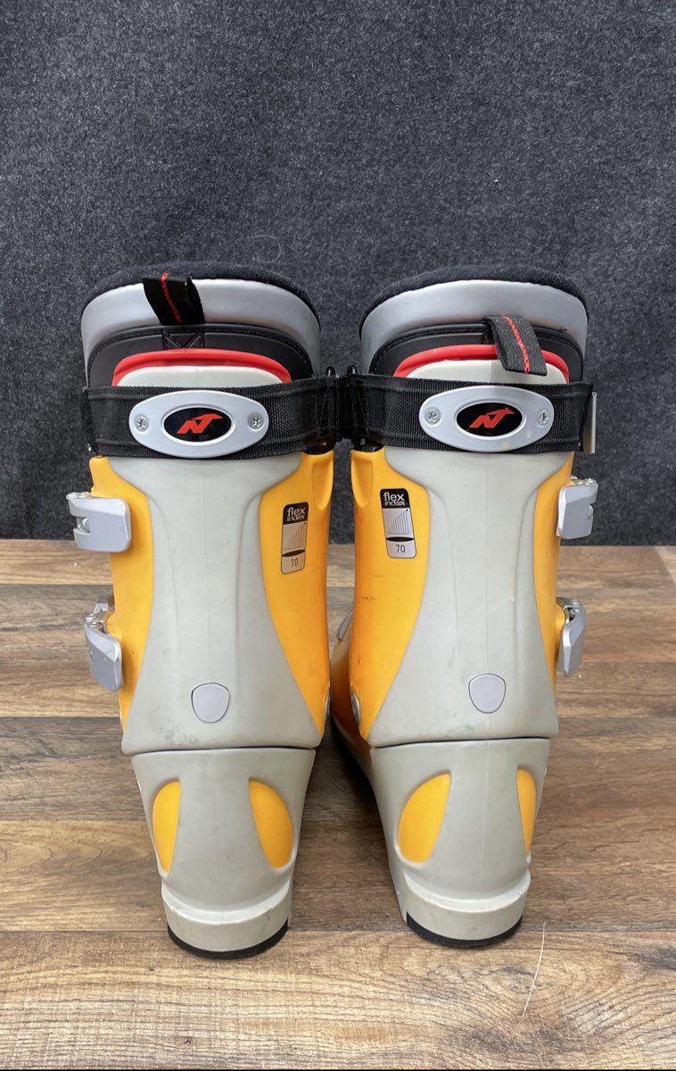 Nordica W5.1 Mens Ski Boots Size 27.5 Flex 70 Orange Gray Made in Italy