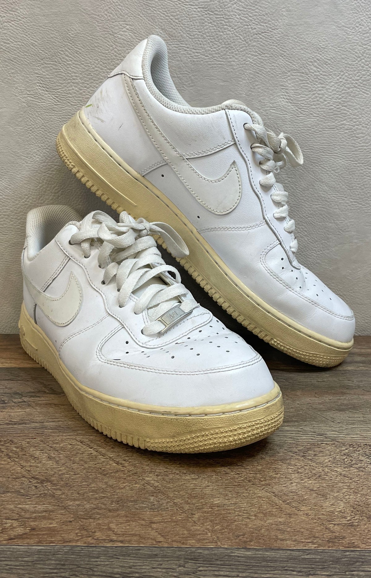 Nike Air Force 1 Low '07 Triple White Sneakers 315122-111 Size 11
