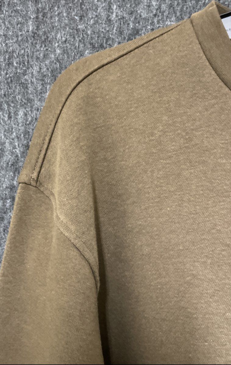 Kenneth Cole Men's Brown Crewneck Logo Pullover Sweatshirt Sz L