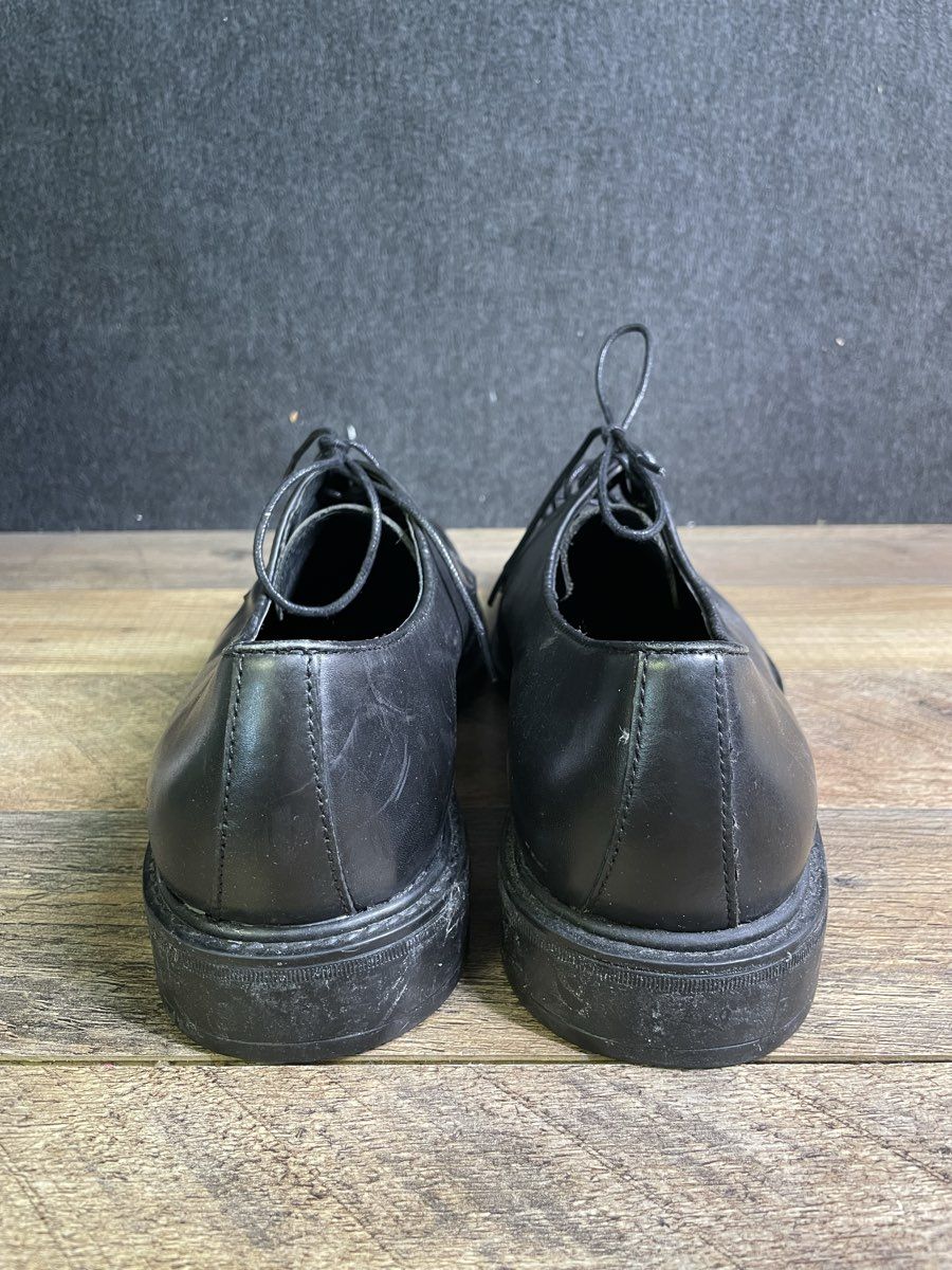Kenneth Cole Style Out Black Leather Moc Toe Derby Dress Shoes Size 9.5
