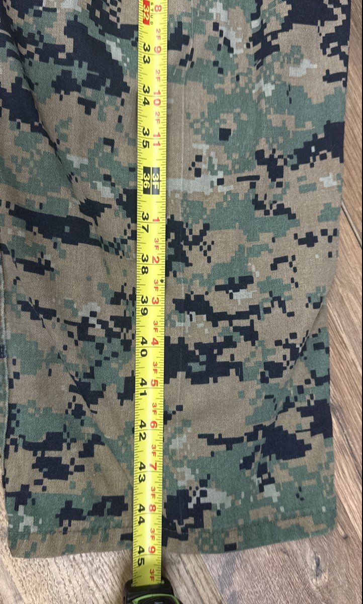USMC Men's MARPAT Woodland Digital Camo MCCUU Combat Trousers Sz Large Regular