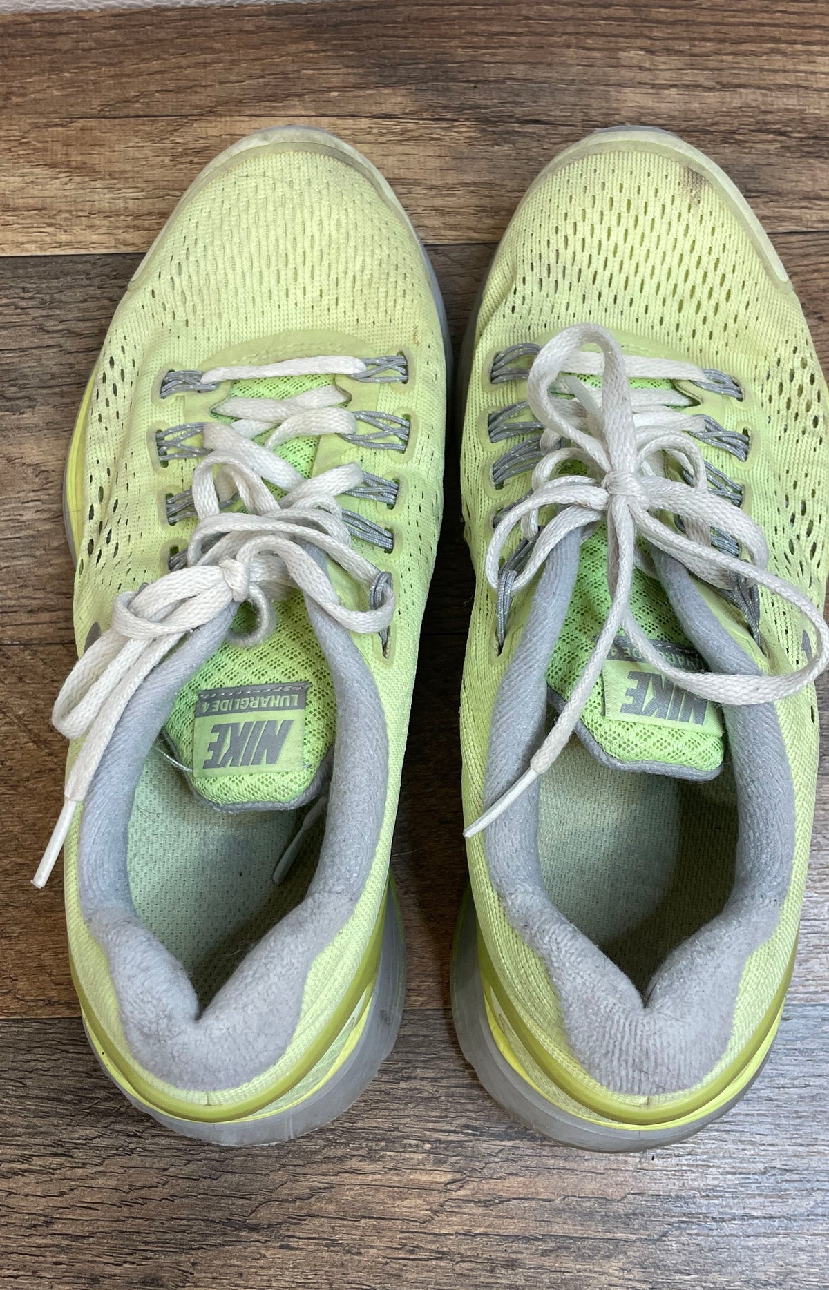 Nike Lunarglide 4 Neon Green Volt Women's Running Shoes Size 7.5