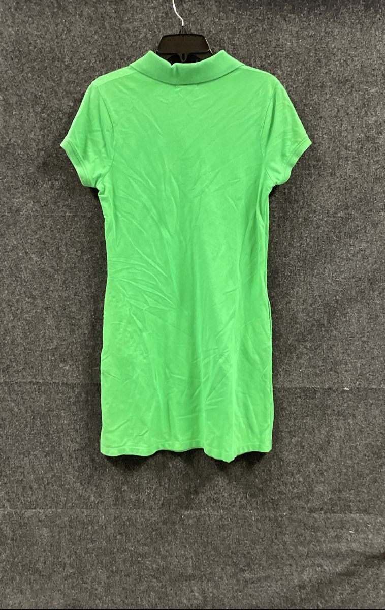 Lilly Pulitzer Women's Green Cotton Spandex Pique Pocket Polo Mini Dress Sz S