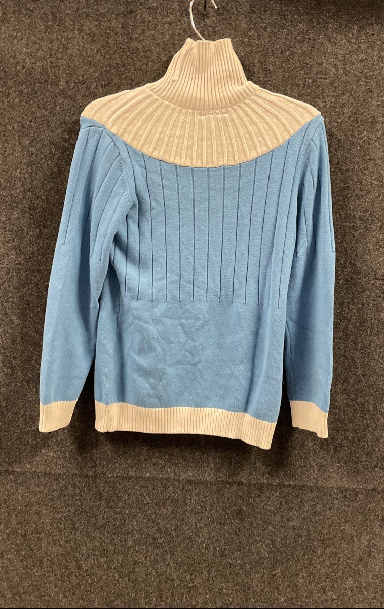 Her Universe Marvel Fantastic 4 First Steps Womens Blue Turtleneck Sweater Sz MD