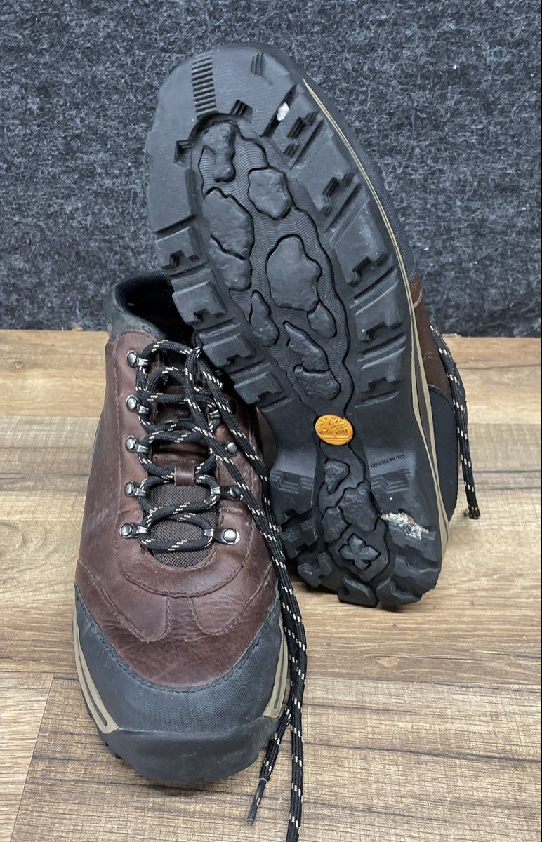 Timberland Chocorua Trail Mid Brown Leather Hiking Boots Mens Size 6