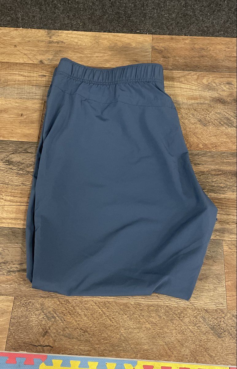 Eddie Bauer Women's Blue Departure Ankle Pull On Stretch Pants Size XL