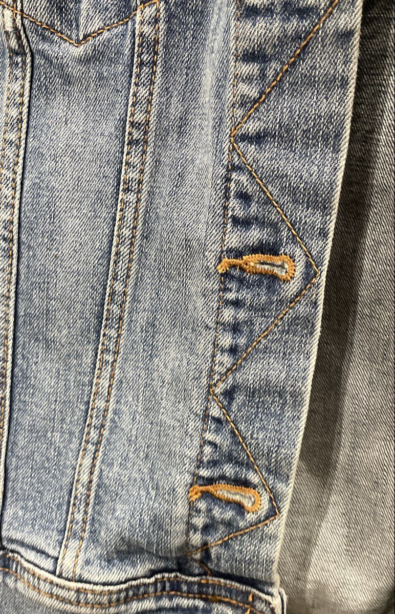 Old Navy Women's Medium Wash Blue Denim Trucker Jacket Size M Stretch