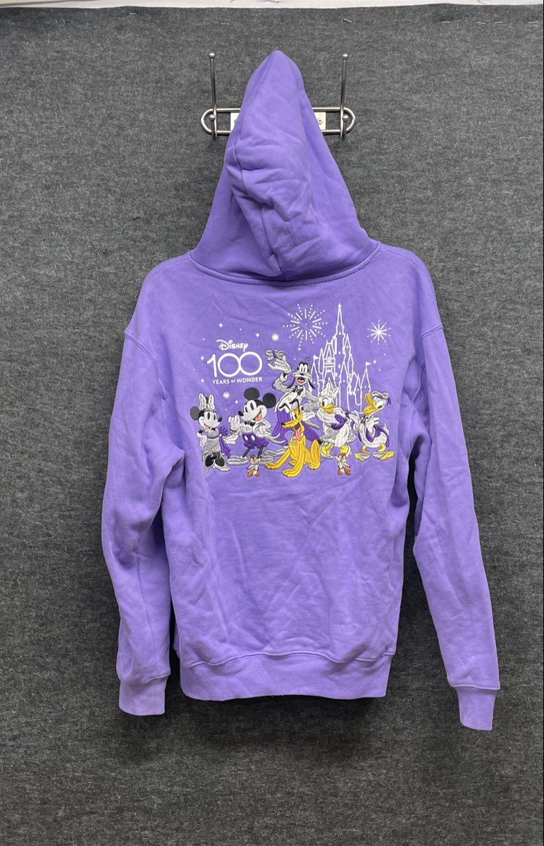 Disney 100 Years of Wonder Hoodie and Sweatpants Set Purple Size Small Mickey