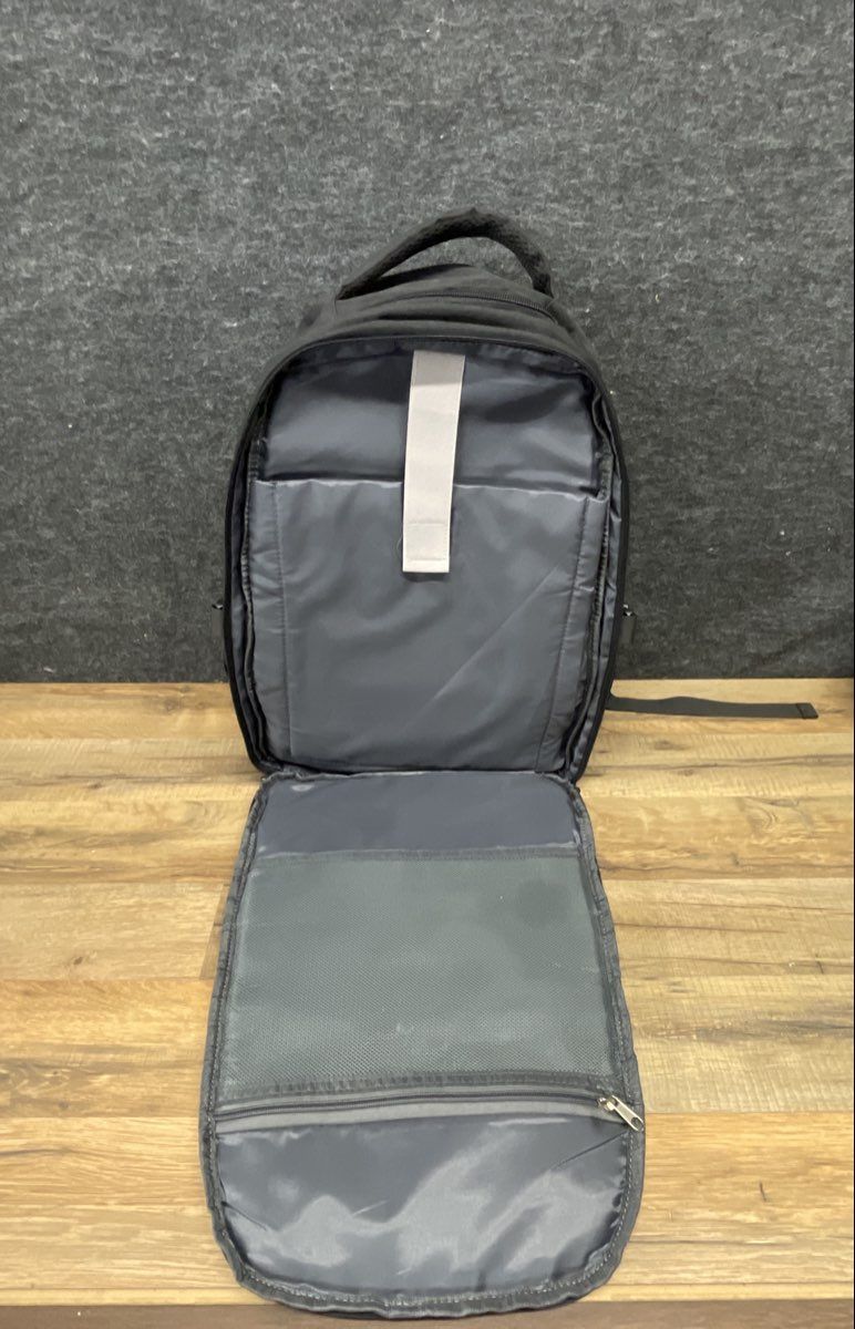 Pekrews Black Laptop Camera Backpack Large Multi-Compartment Padded Bag