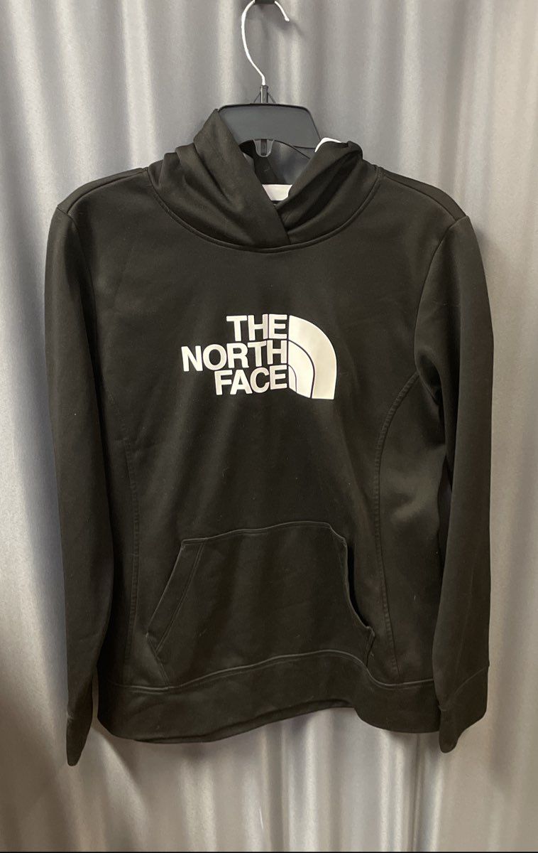 The North Face Women's Half Dome Black Pullover Hoodie Sz L