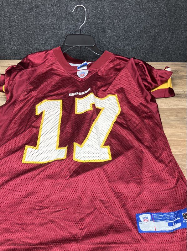 Vintage Reebok Washington Redskins Jason Campbell #17 NFL Jersey Burgundy Sz L