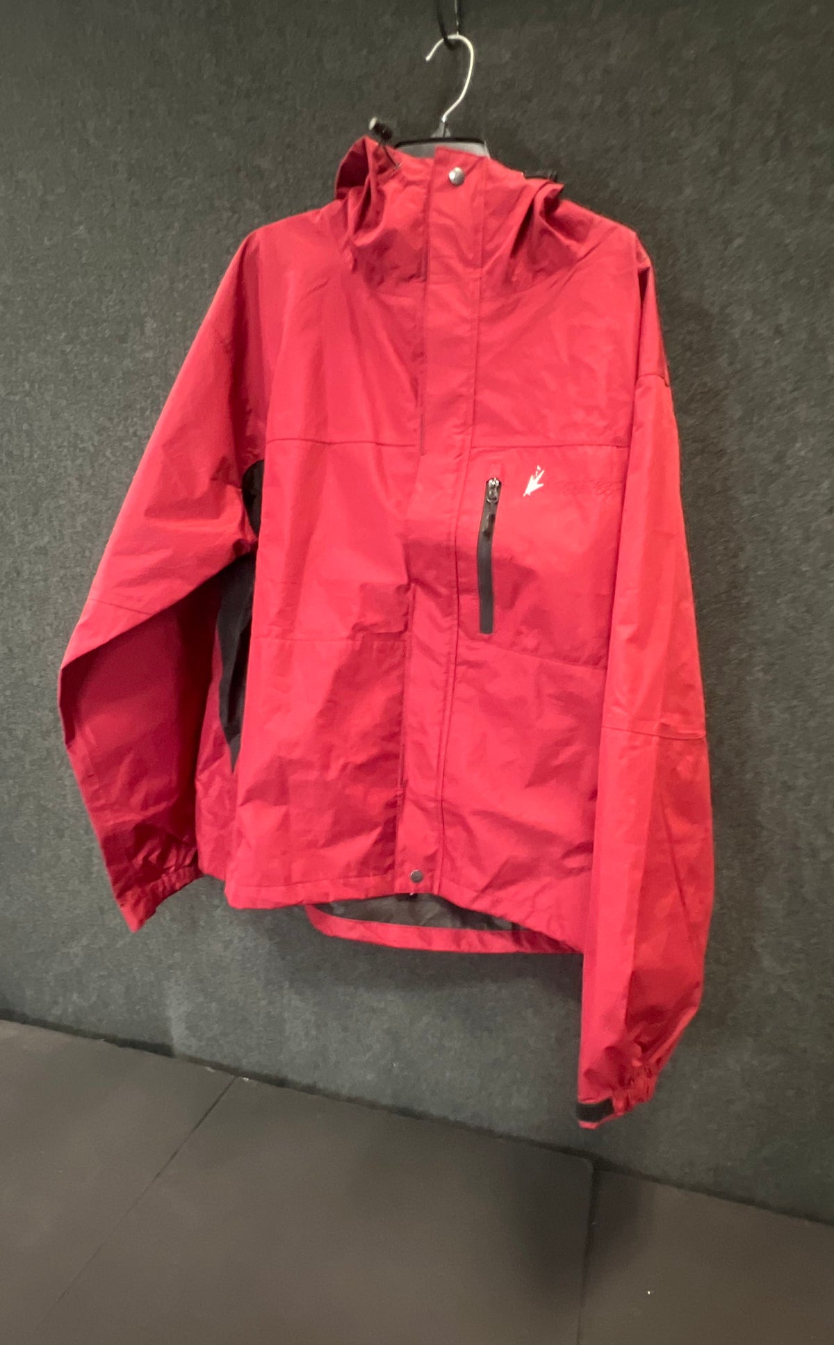 Frogg Toggs Men's Toadz Rain Jacket Red Full Zip Hooded Waterproof XL