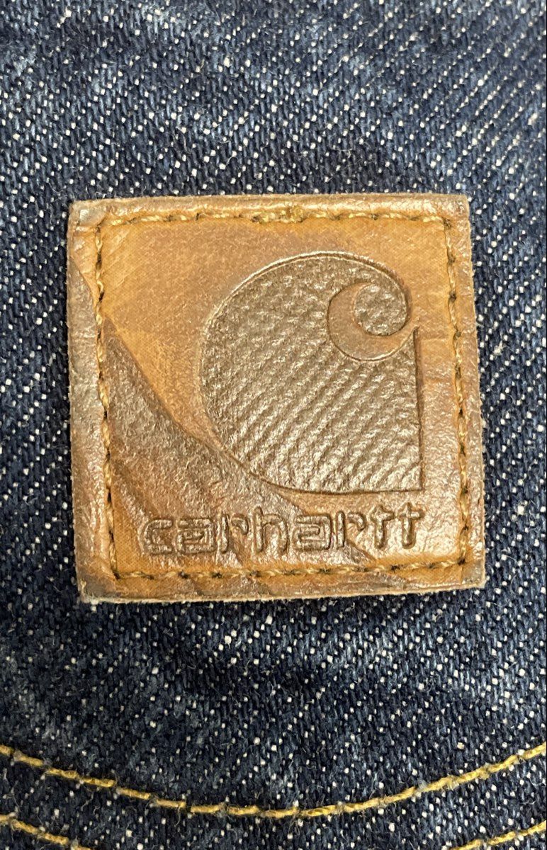 Vintage 00s Carhartt Men's B17 HDK Relaxed Tapered Denim Jeans Blue Sz 50x32