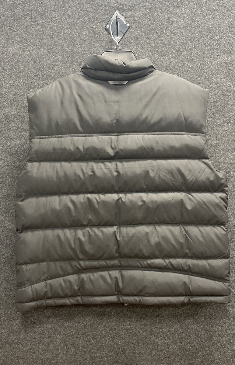 Columbia Men's Black Down Puffer Vest Quilted Full Zip Insulated Sz XL