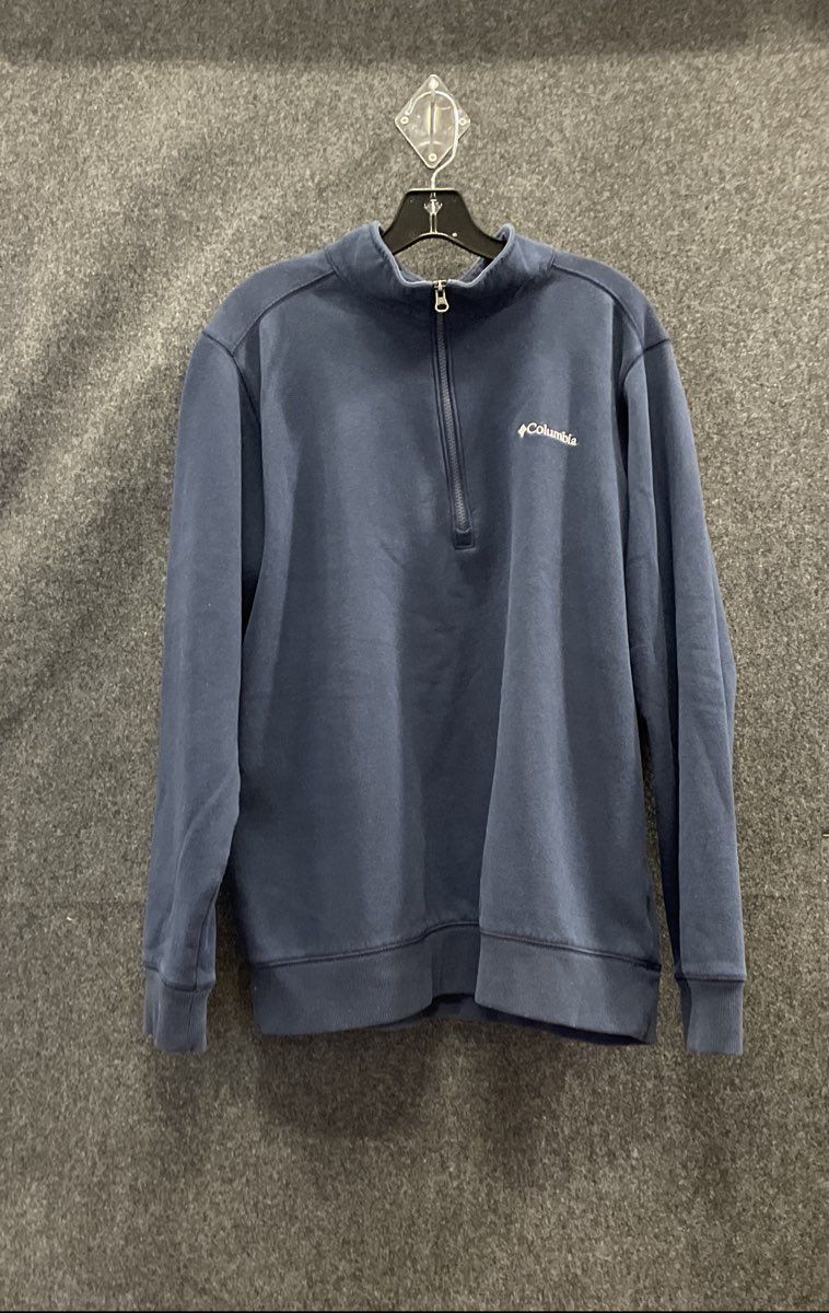Columbia Men's Navy Hart Mountain II 1/4 Zip Pullover Jacket Size L