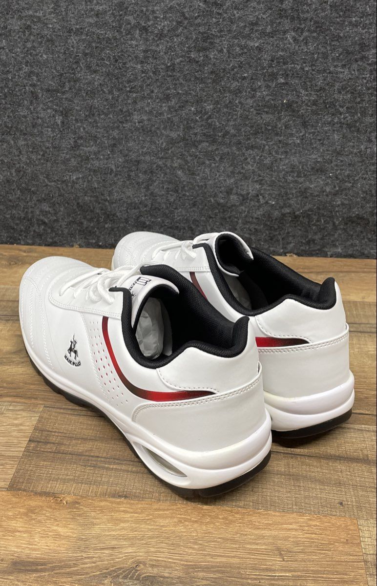 Naik Pllo 32699 White Red Men's Lifestyle Sneakers Size 11 New In Box DS